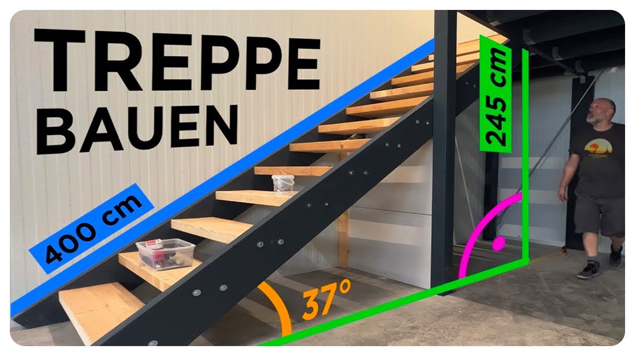 Eine Treppe einfach selber bauen - das kann jeder!