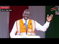 President William Ruto Speech in Kisumu During SGR Lunching 