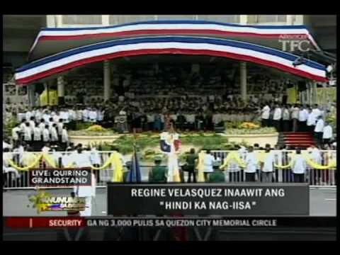 Regine Velasquez @ Noynoy Aquino Inauguration - Hindi Ka Nag-Iisa (LIVE)