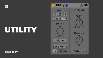 Utility | Audio Effect | Ableton Live Tutorial
