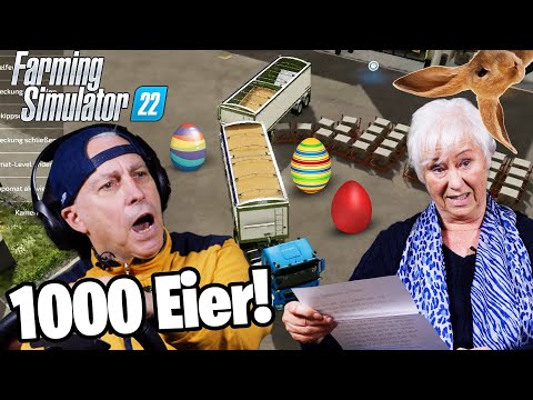 Using the world's biggest trailer! 🐰 Farming Simulator 22