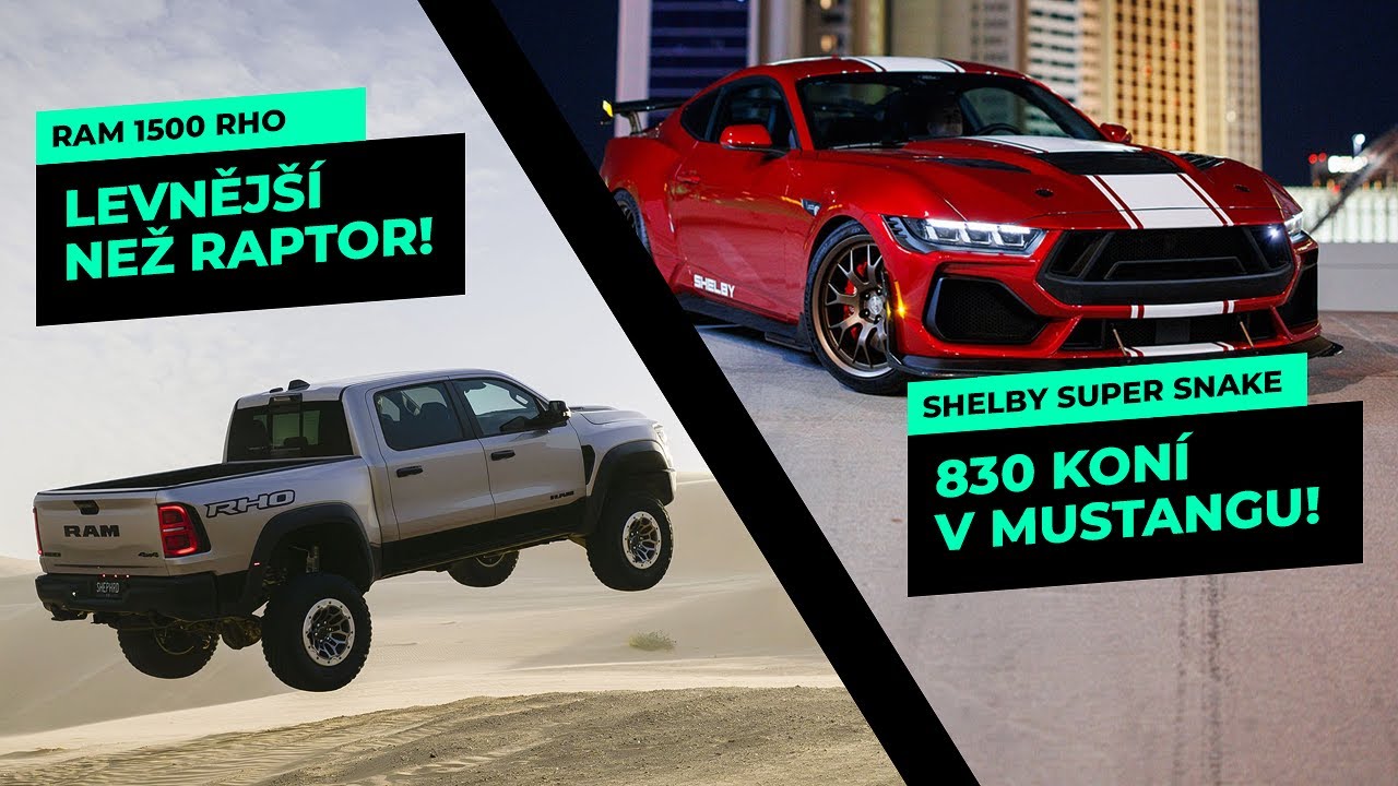 Nový RAM 1500 RHO & SHELBY SUPER SNAKE & CORVETTE ZR1 - NOVINKY 3