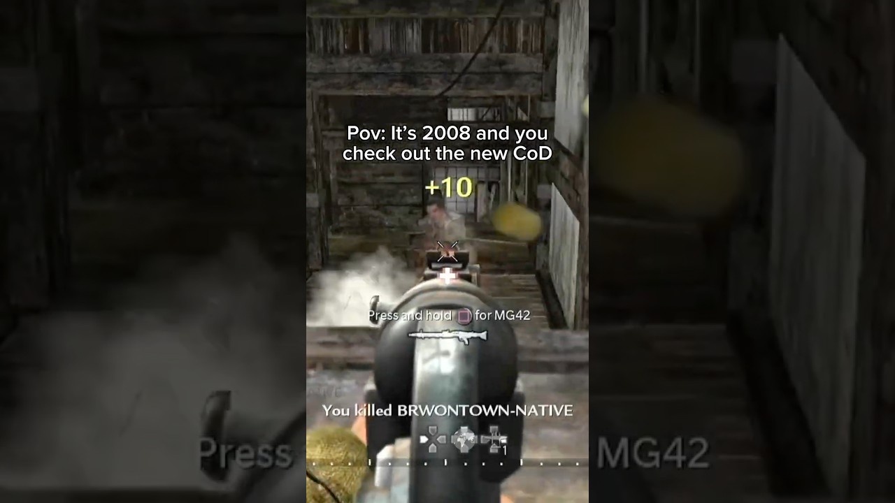 When CoD was a gritty war shooter🫡 