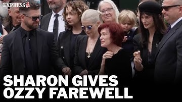 Sharon Osbourne breaks down in tears at Ozzy