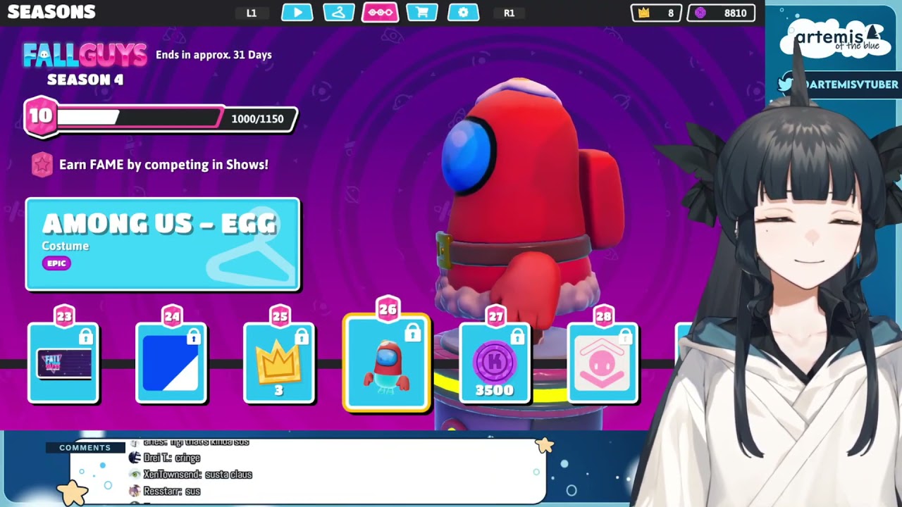 Artemis Of The Blue I M So Disappointed In Chat Right Now Youtube