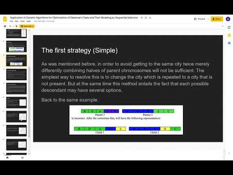 Application of Genetic Algorithms for Optimization of Salesman's Tasks and Their Modeling