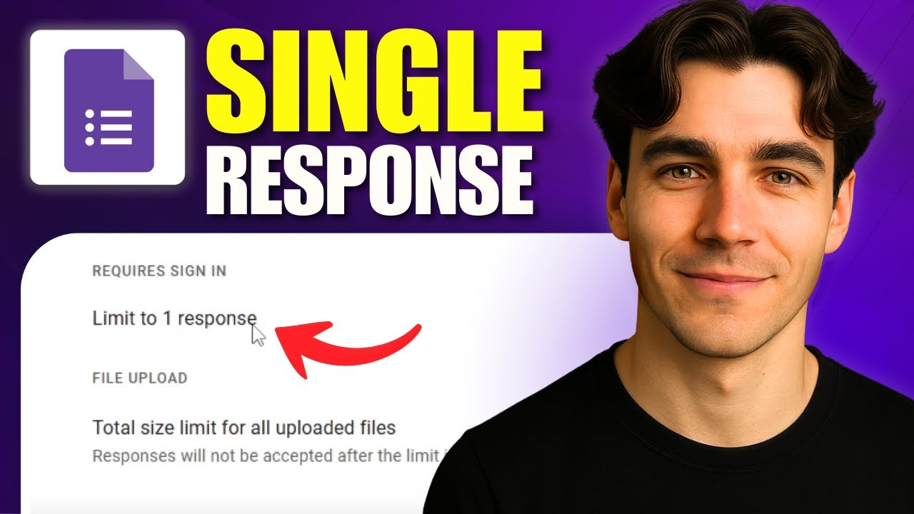 How to Limit Google Forms to Accepting Only One Response Per Respondent ...
