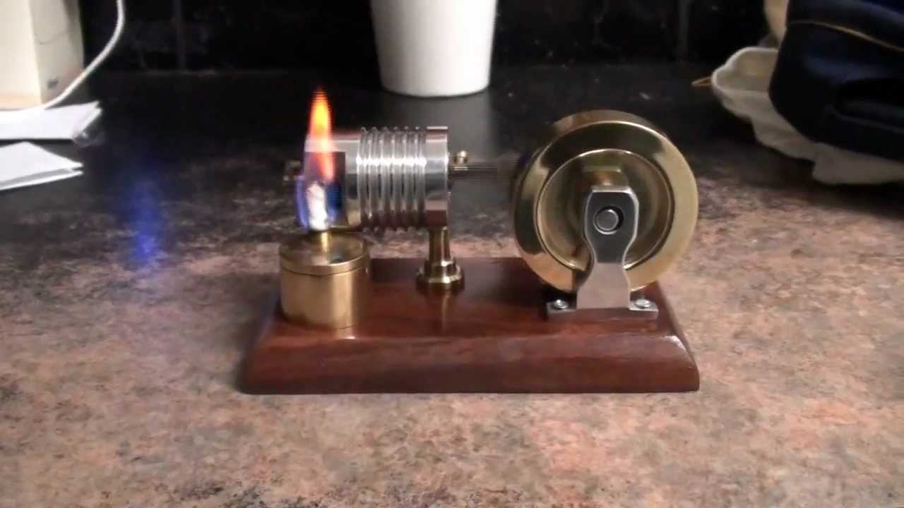 Home made Flame Licker vacuum engine pic