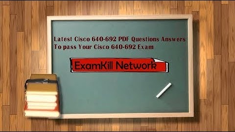 24/7 Customer Support Service of 640-692 Exam Dumps 2018