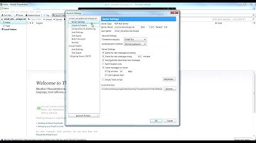 Thunderbird Email Settings