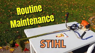 Stihl Gas String Trimmer Routine Maintenance - FS 91