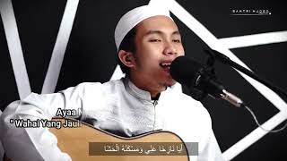 HUWANNUR SANTRI NJOSO VERSI AKUSTIK  LIRIK DAN TERJEMAH