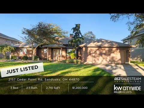 2157 Cedar Point Rd, Sandusky, OH home video tour