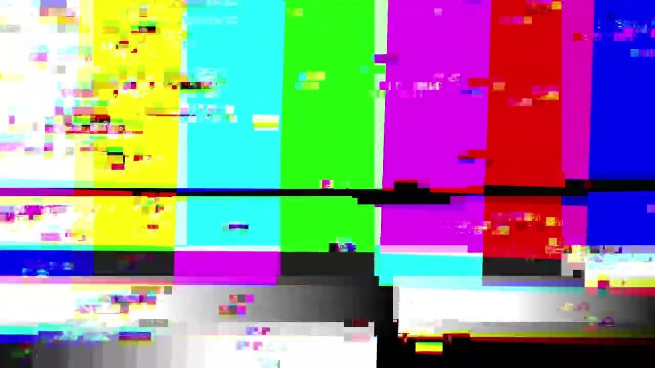 Tv Color Bars And Static