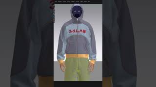 Full short process of a hoodie design concept in CLO.#DigitalFashion #clo3d #3dclothing #streetwear