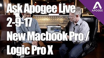 Ask Apogee Live 2 9 17 New Macbook Pro Logic Pro X Connectivity