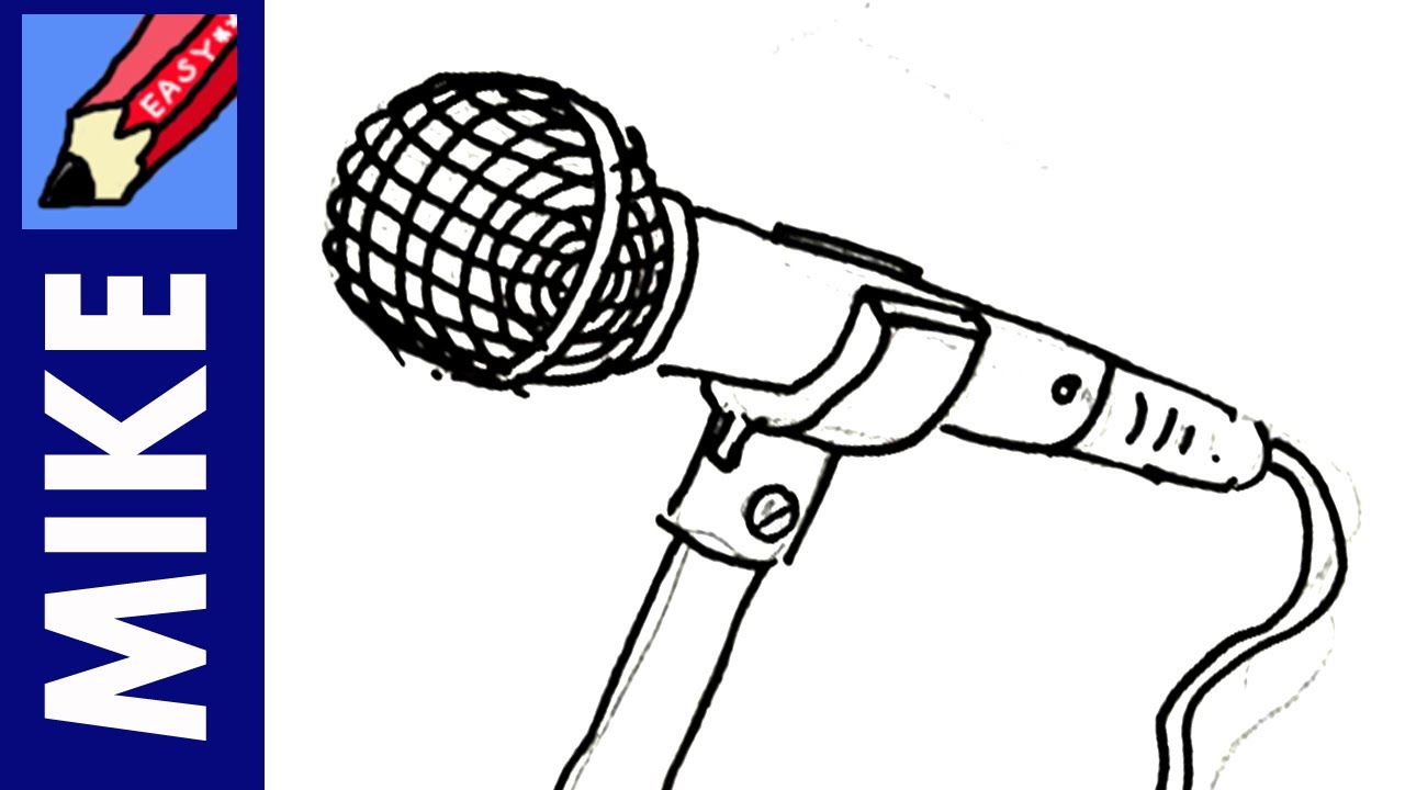 Microphone Drawing HighRes Vector Graphic  Getty Images