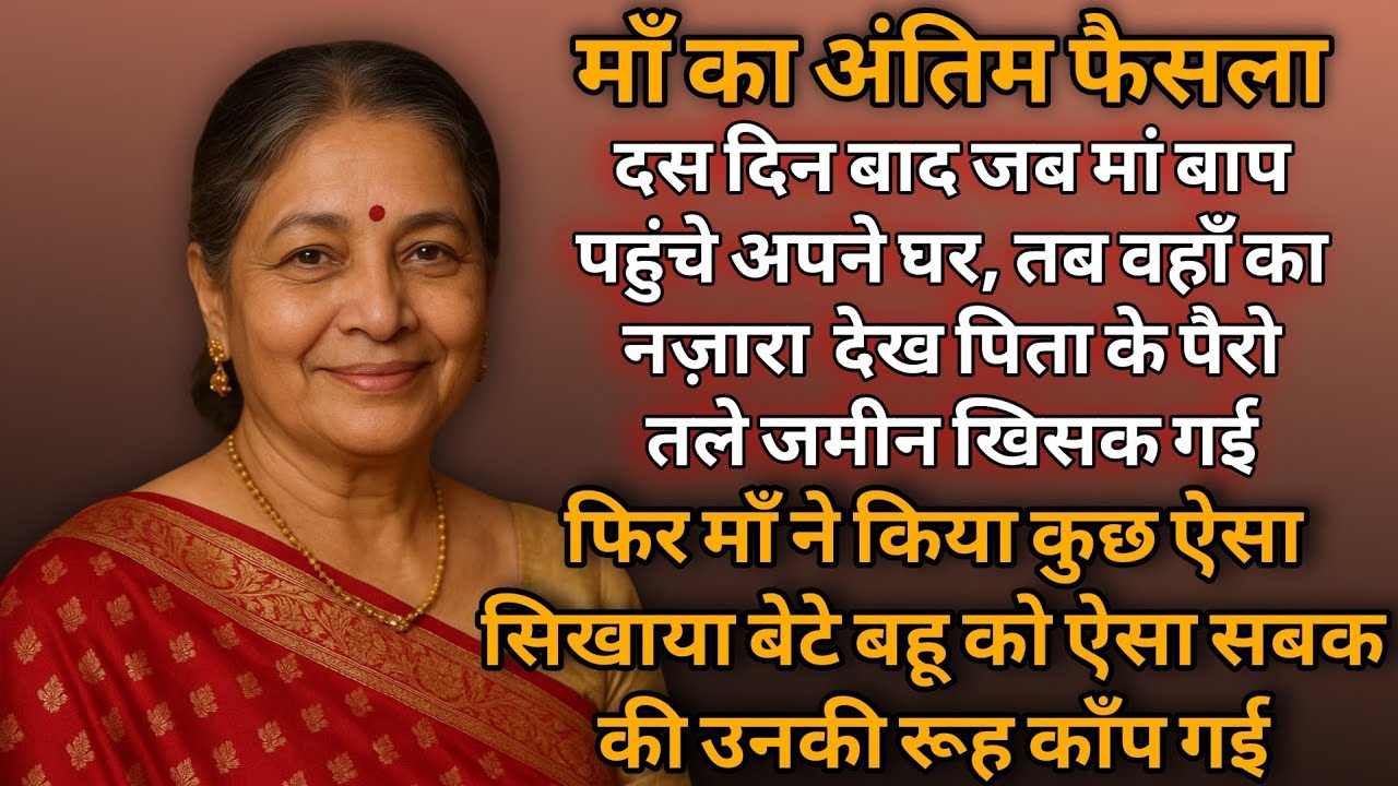 माँ का अंतिम फैसला | Motivational Story | Sad Moral | Hindi Kahani | Suvichar | Man ki Kahaniya 💟