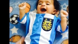 Youngest fan of Messi and Argentina | Flag of Argentina