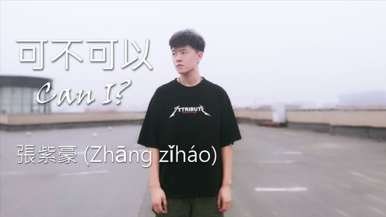 張紫豪 Zhāng ZǐHáo - 可不可以 Can I?【滚动歌词+拼音】【Rolling Lyrics+Pinyin】 - YouTube