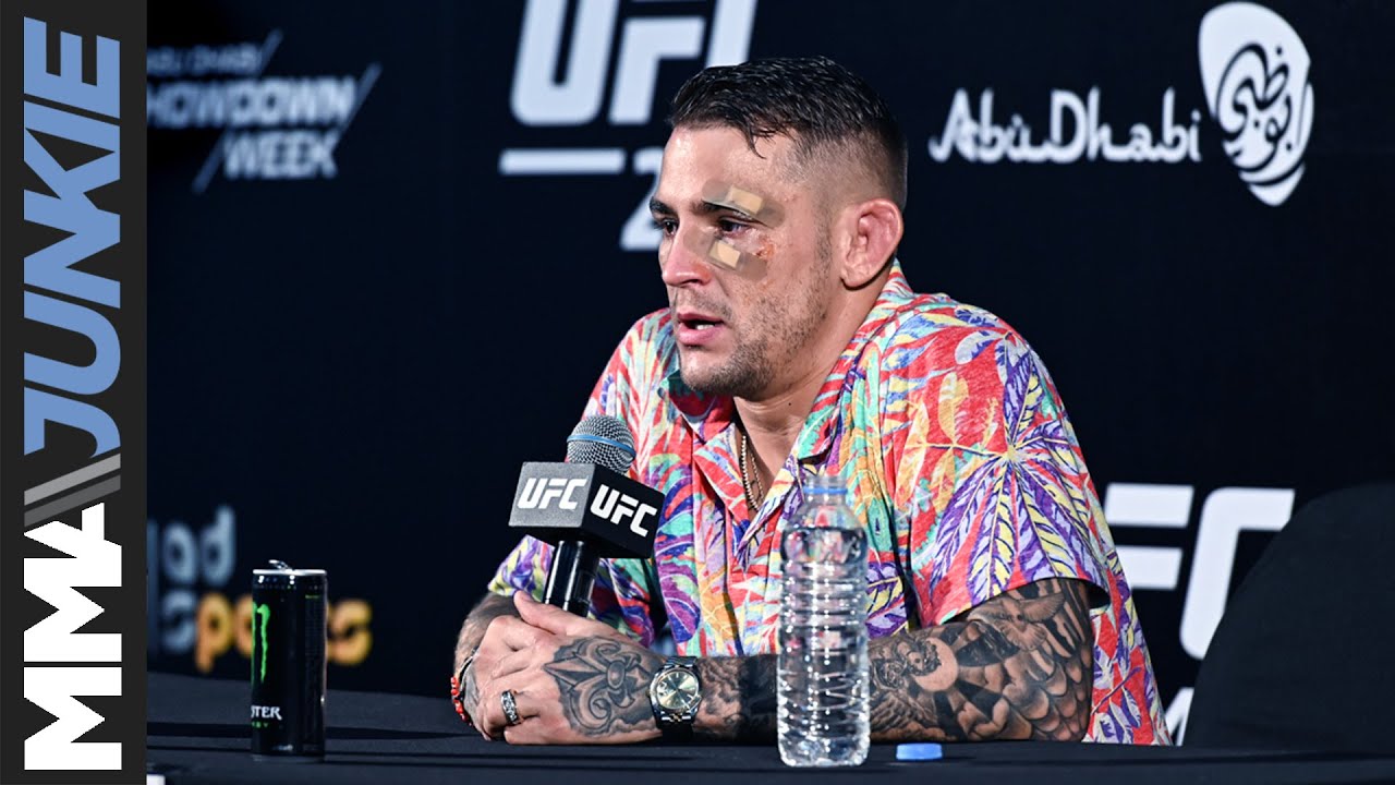 UFC 242 Dustin Poirier full postfight interview YouTube