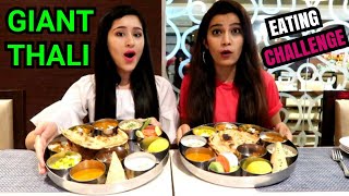 Jumbo Thali Eating Challenge Ft Super Style Tips Thatglamgirl