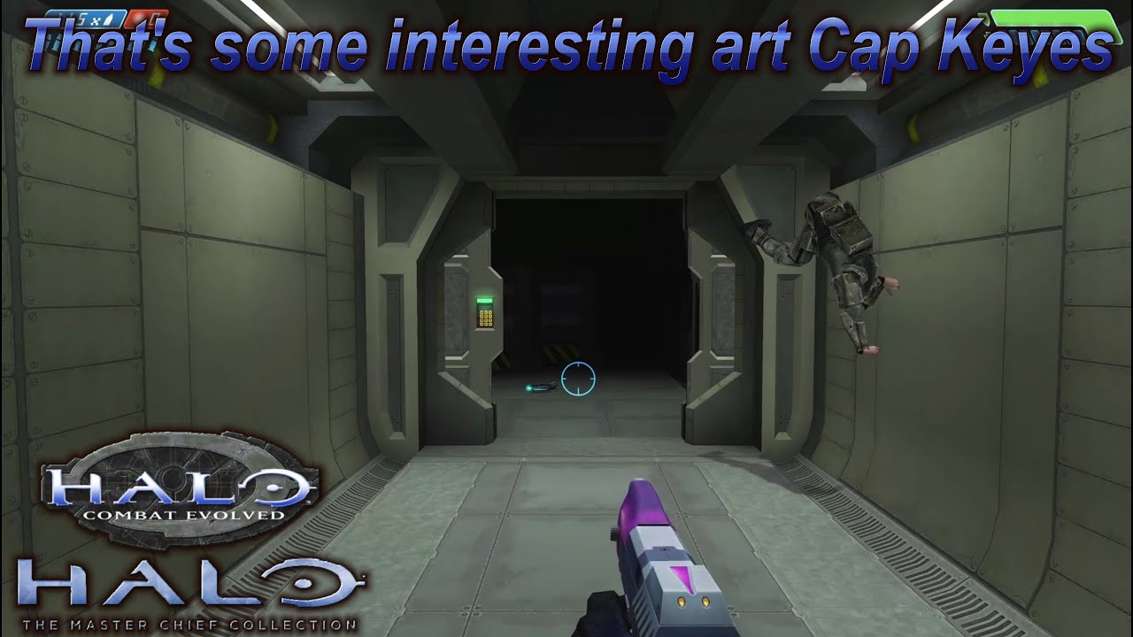 The Pillar of Autumn has some interesting hanging wall art - Halo: CE