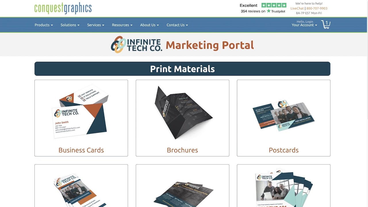 Ordering Portals - Conquest Graphics - YouTube