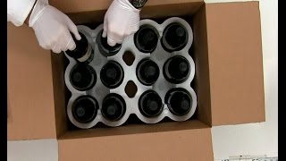 Wine: 12 bottle foam shipper