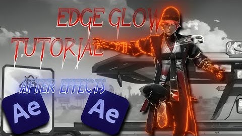 Character edge glow after effects tutorial