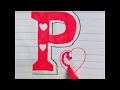 P letter new love whatsapp status   hriday hpd