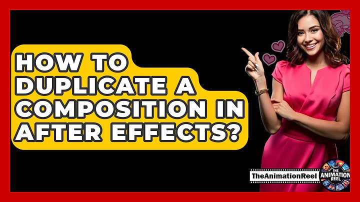 How To Duplicate A Composition In After Effects? - The Animation Reel