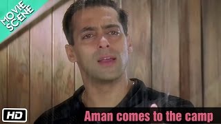 Aman comes to the camp   Movie Scene   Kuch Kuch Hota Hai   Salman Khan, Sharukh Khan, Kajol