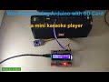 Tutorial how to play wav music with arduino from sd card  lrc lyrics sync part 2