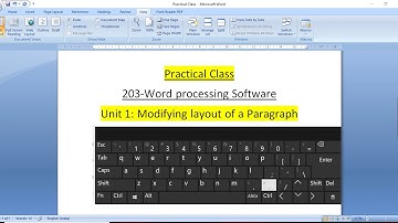 203: Chapter 1- modifying layout of a paragraph