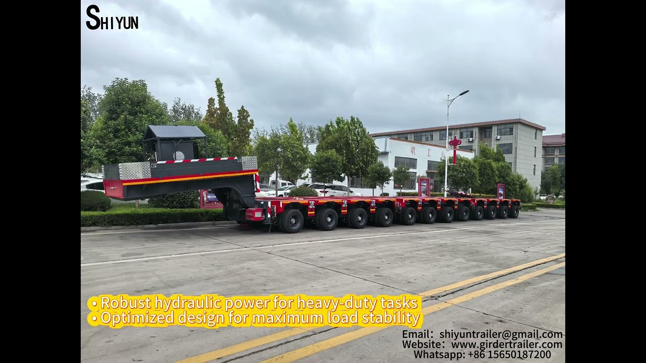 Hydraulic modular trailer from SHIYUN TRAILER