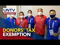 Tax exemption ng donors ng mga atleta, dadaan sa debate sa Kamara