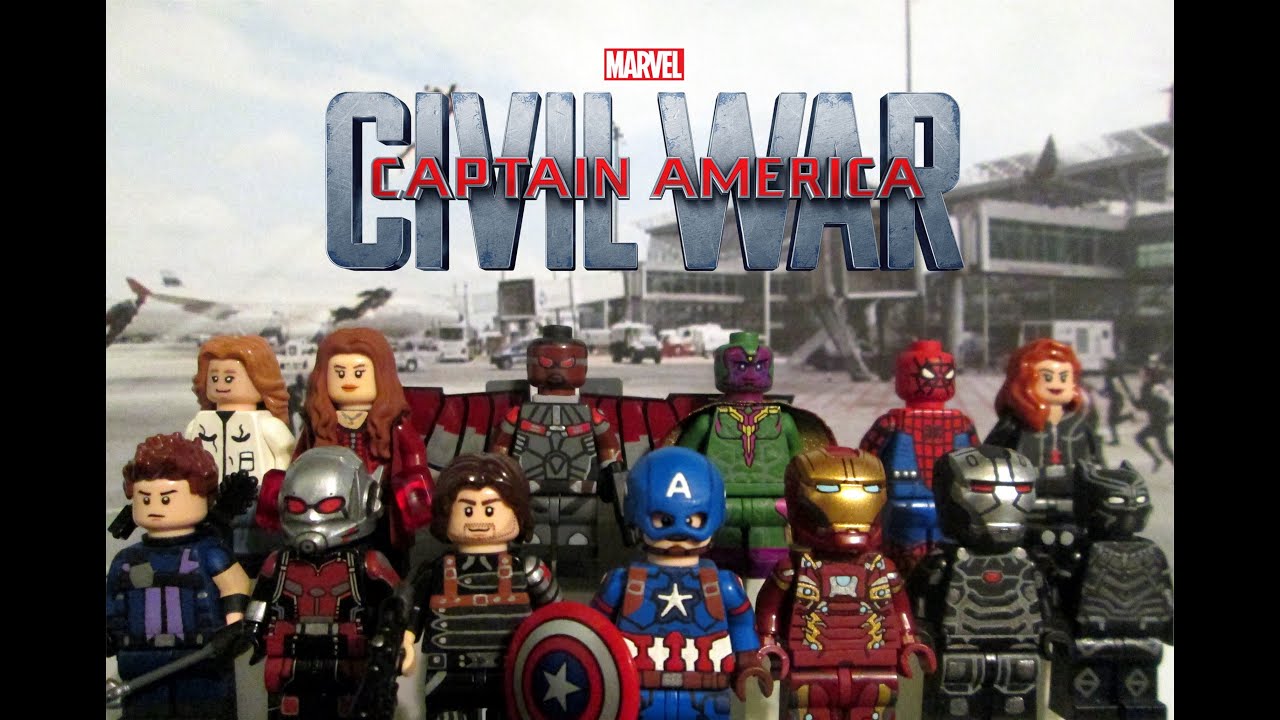 lego captain america civil war minifigures
