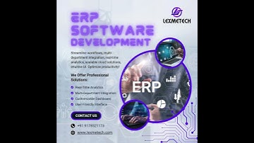 ERP Software Development | Lexmetech systems #softwaredevelopment #erpsystem #lexmetech