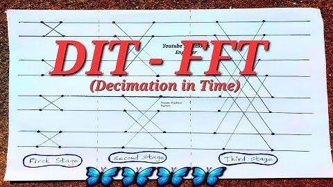 DIT FFT - 8 Point DFT using Radix 2 DIT FFT | DSP Part 2