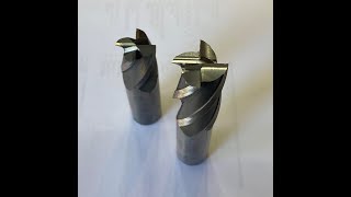How to grind a 4 flute center cutting end on Carbide end mill a Cuttermaster using an  easy ends kit