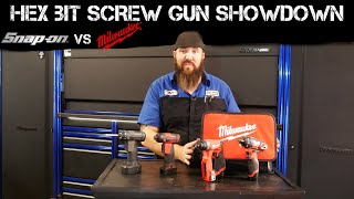 BEST PROFESSIONAL HEX BIT SCREW GUNS - SNAPON VS MILWAUKEE!