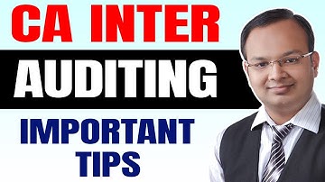 CA Inter Auditing Exam Tips | CA Inter Exam Tips | How to Prepare Auditing #shorts