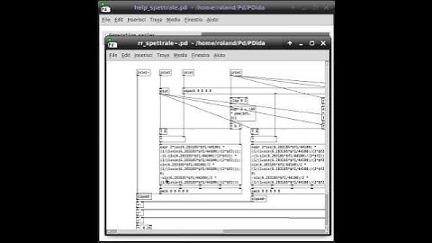 PDida (Pure Data) help patch: Sound Design - spettrale