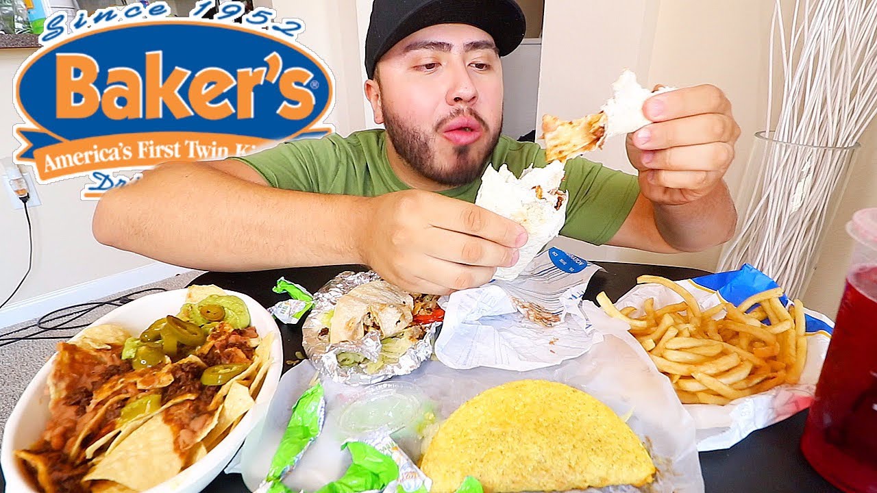 BAKERS TACOS + NACHOS MUKBANG YouTube