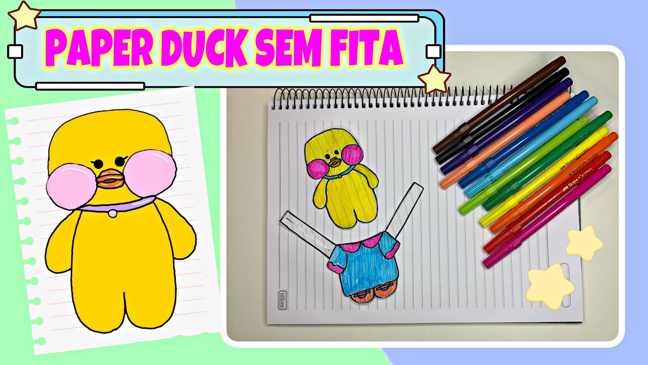 COMO FAZER ROUPA DO STITCH PARA PAPER DUCK