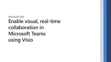 Enable visual, real-time collaboration in Microsoft Teams using Visio
