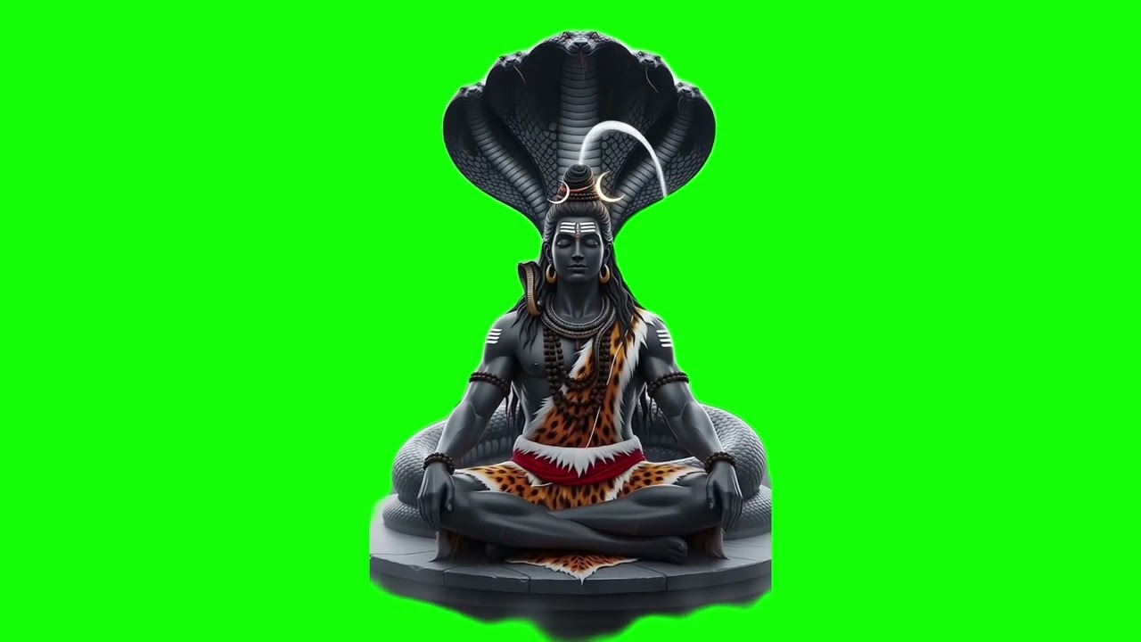 Shiva Green Screen Effect |Mahadev Green Screen Status | No Copyright