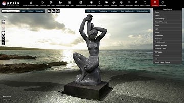 Easy method to setup materials and environment in ArtisGL