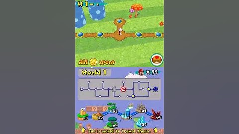 First almost complete custom Worldmap in NSMB